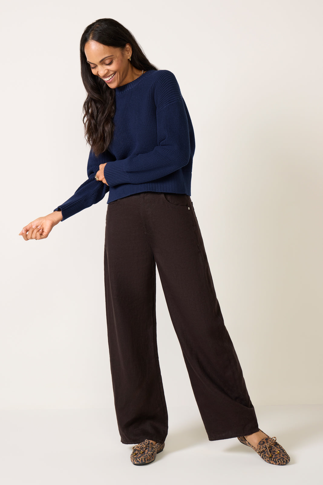 Audrey Crew Neck Sweater