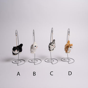 Plush Cat Ornament