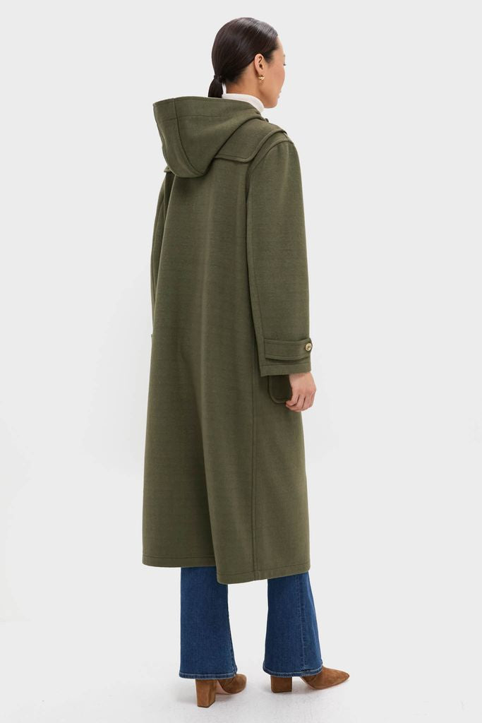 Olive Green Arthur Toggle Stadium Coat