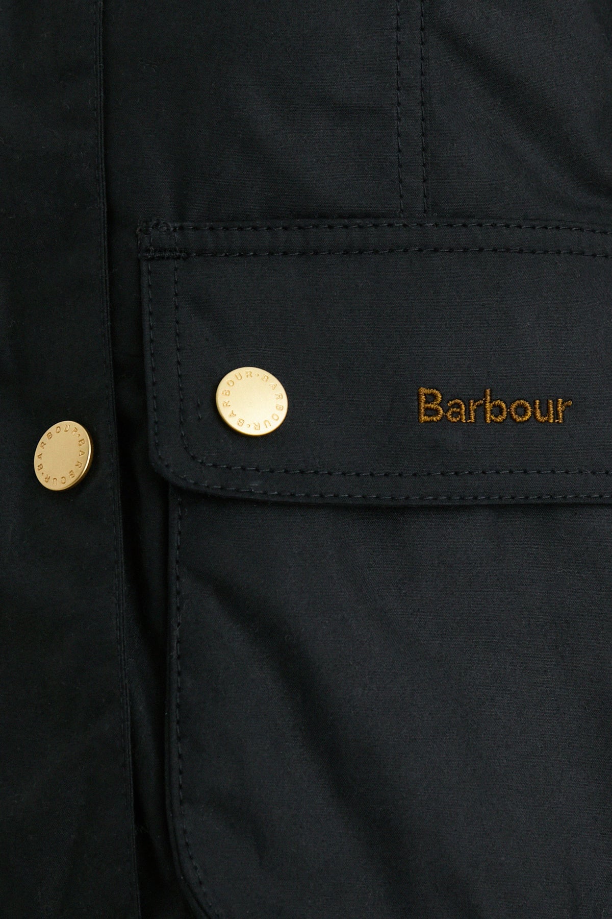 Black Cropped Beadnell Wax Jacket