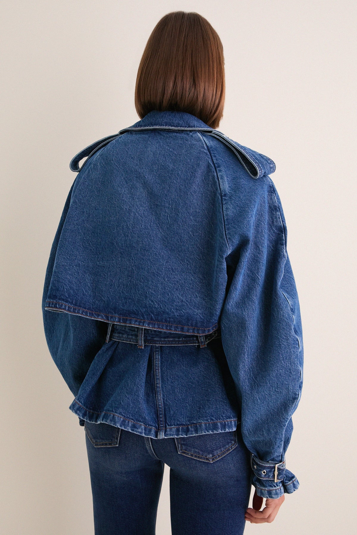 Clean Indigo Pascale Trench