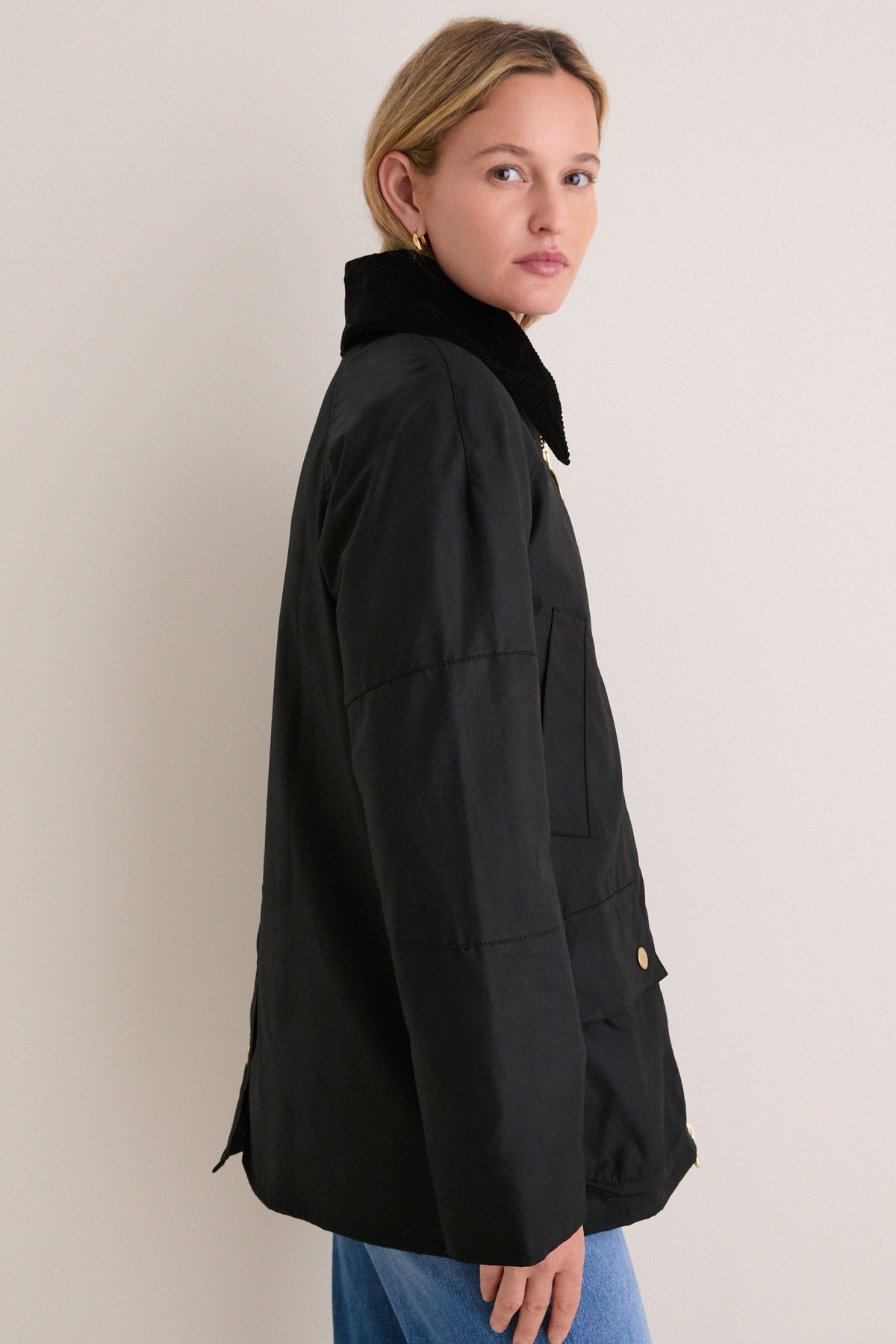 Black Allerston Wax Jacket