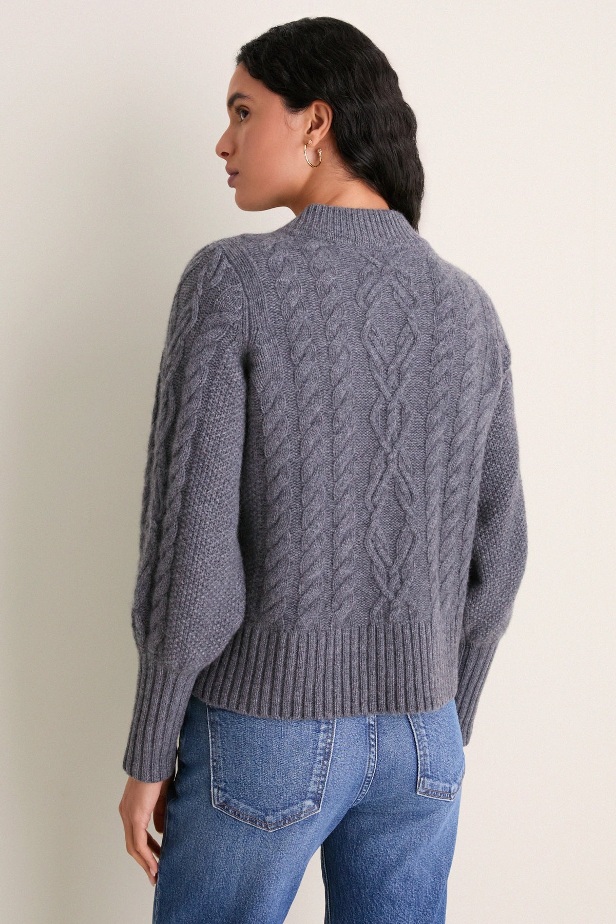 Graphite Cashmere Colette Cardigan