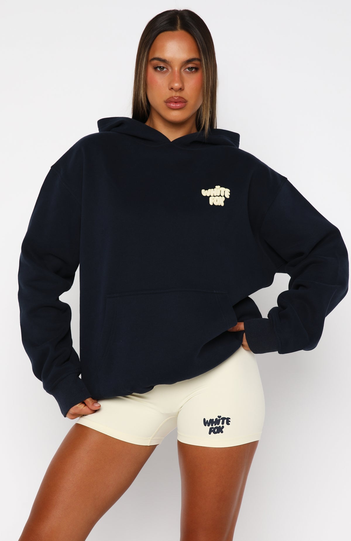 Daydreamers Angelina Oversized Hoodie Navy