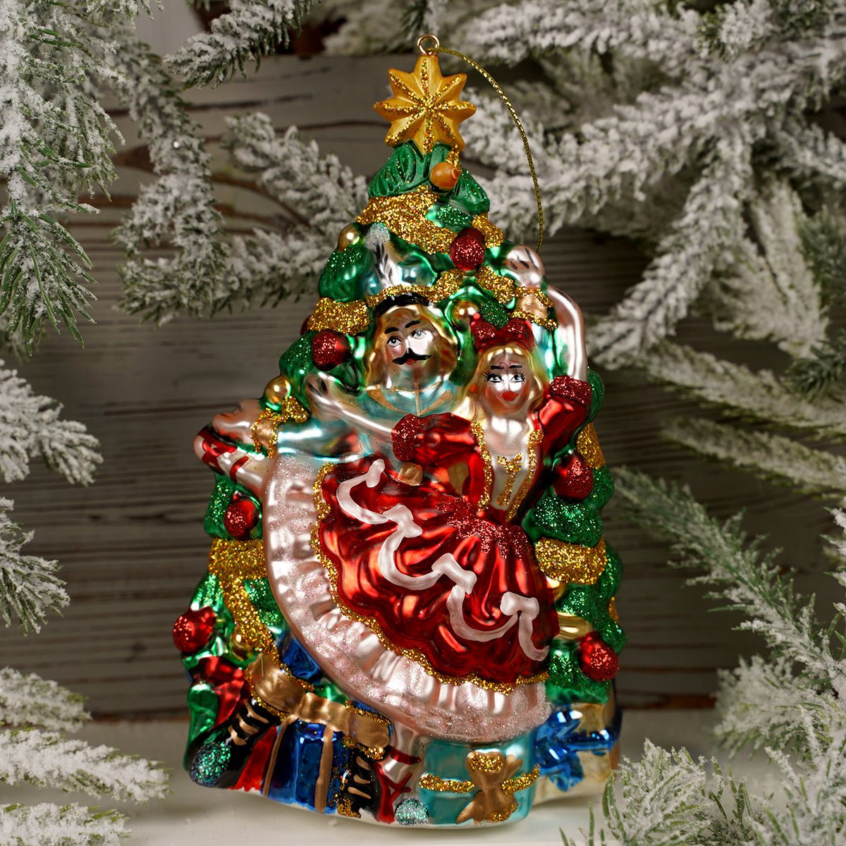 7Inch Glass Nutcracker Tree Ornament