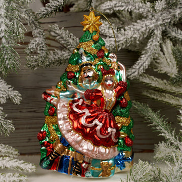 7Inch Glass Nutcracker Tree Ornament