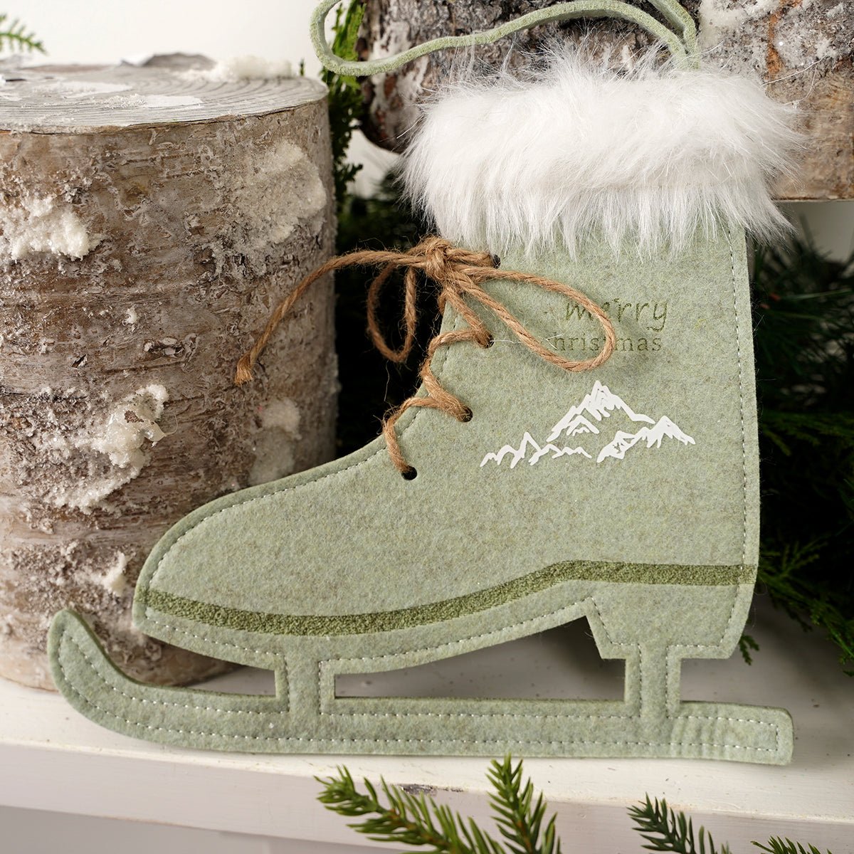 Mountain Skate Ornament