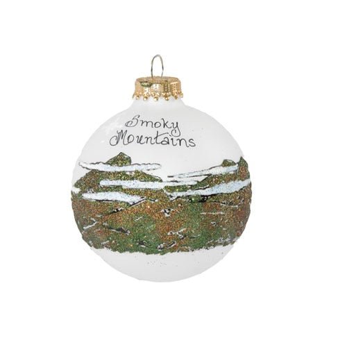 Hand Painted Smoky Mountain Ornament