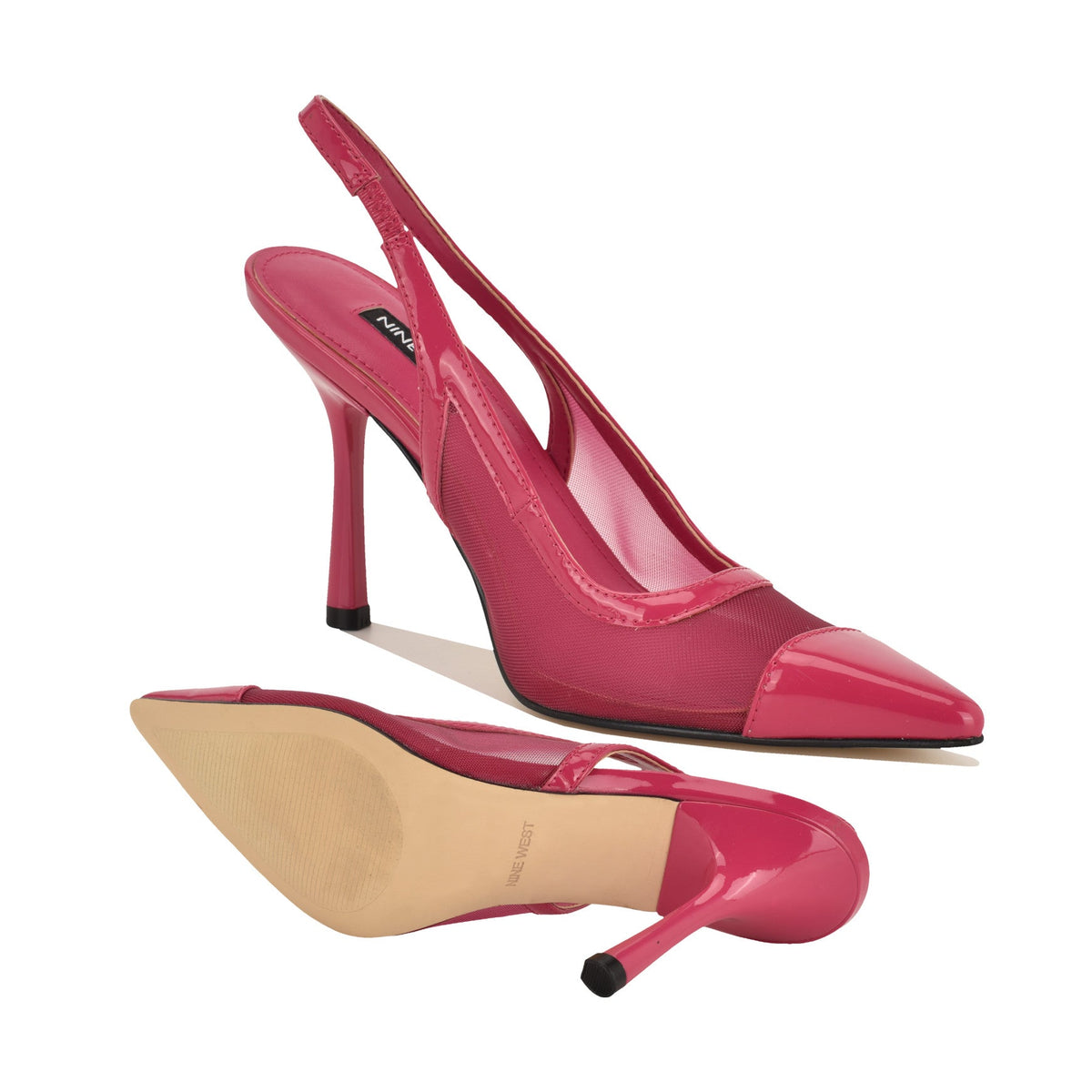 Jermain Mesh Slingback Pumps