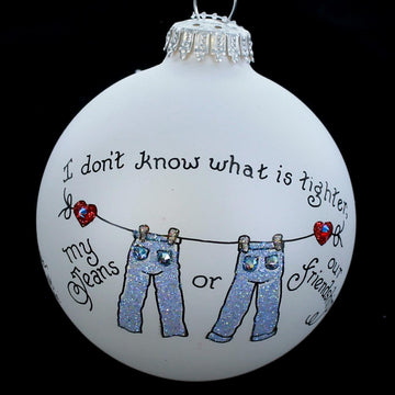 Friendship Jeans Personalized Ornament
