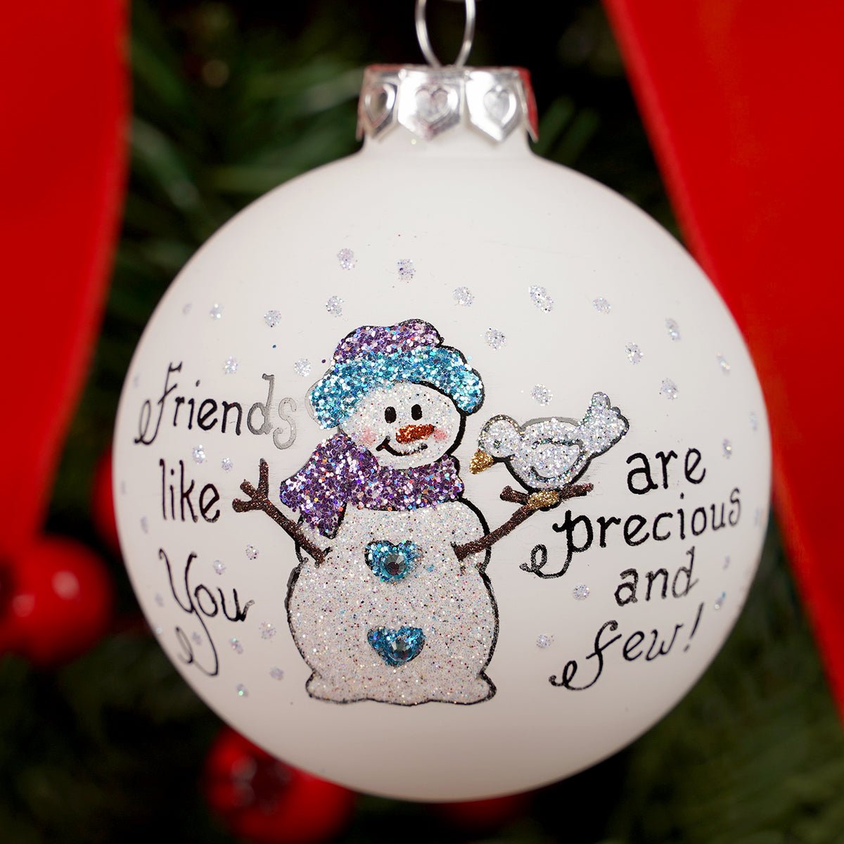 Snowman Friends Like You Ornament