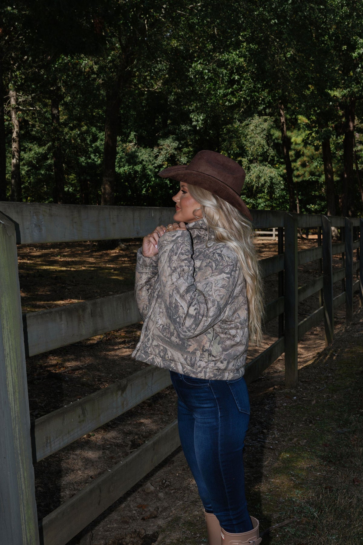 Camo Puffer Jacket
