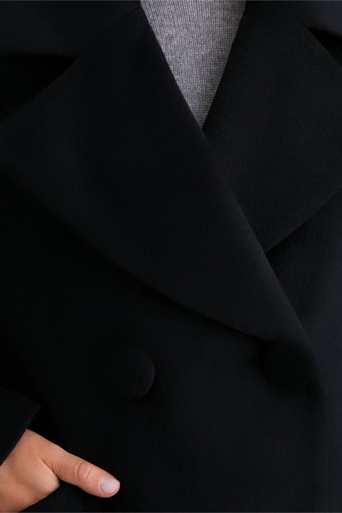 Black Harley Peacoat