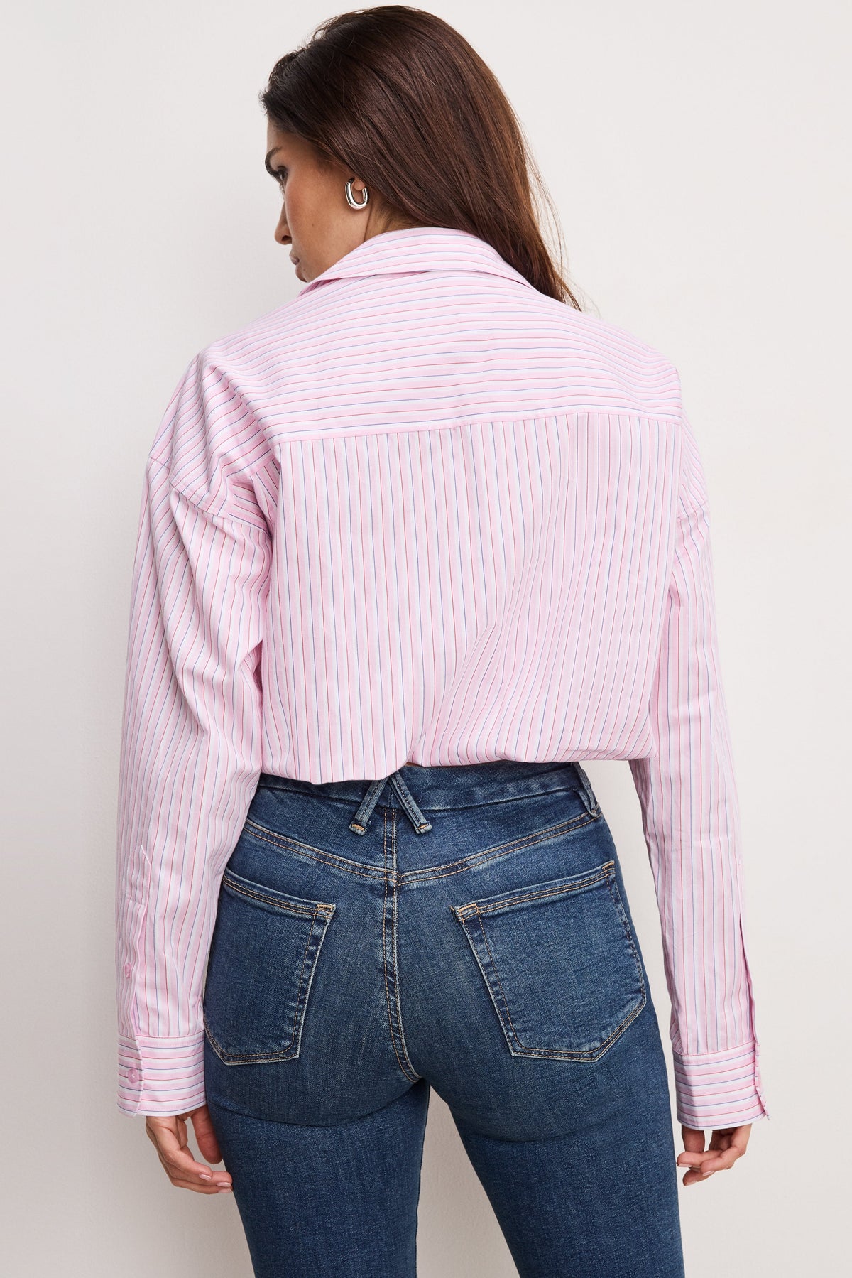 POPLIN BUBBLE SHIRT | CANDY STRIPE001