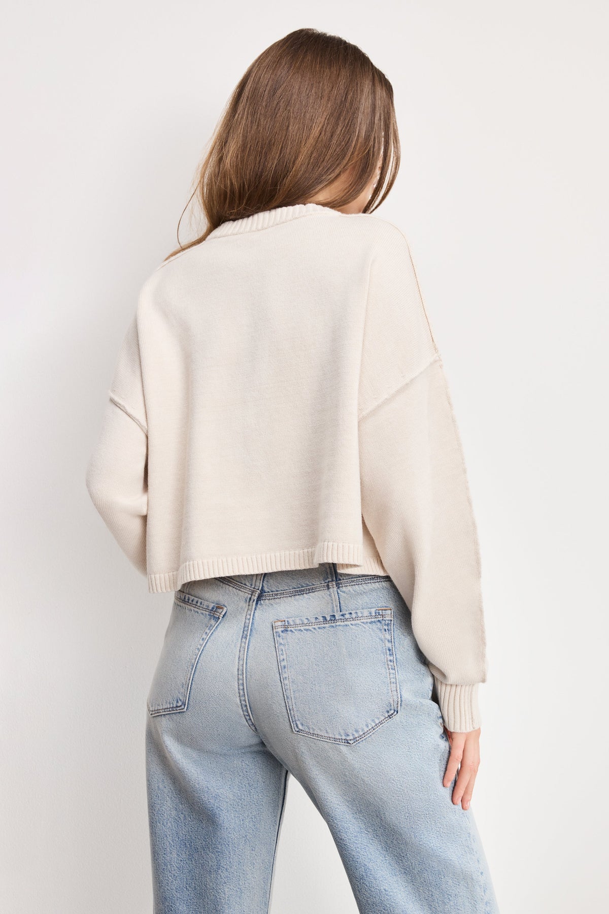 COZY KNIT CREW NECK | VANILLA001