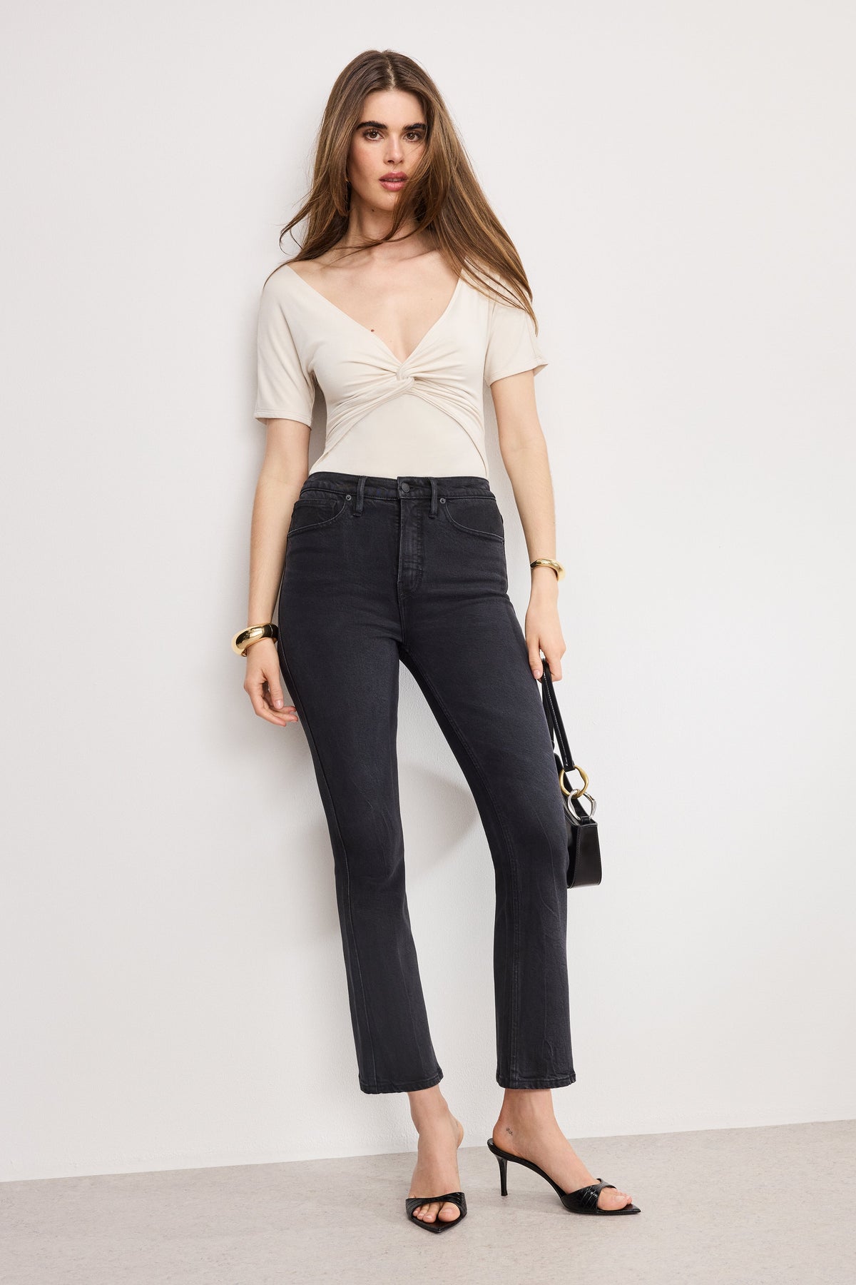 JERSEY TWIST FRONT BODYSUIT | ECRU003