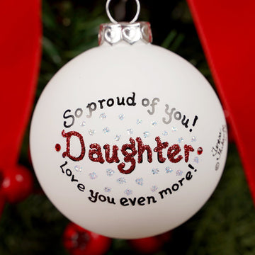 So Proud of You Daughter Ornament