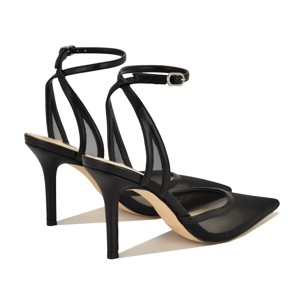 Gullia Mesh Ankle Strap Pumps
