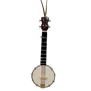 Classic Banjo Design Christmas Ornament