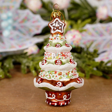 Glass Candy Tree Christmas Ornament