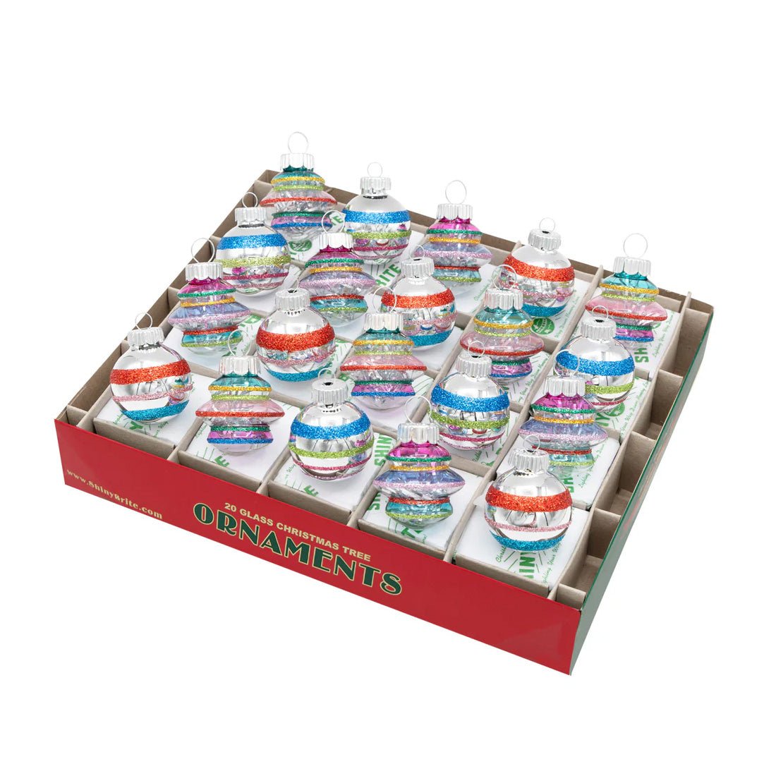 CC Shapes And Rounds Ornaments 20 Count