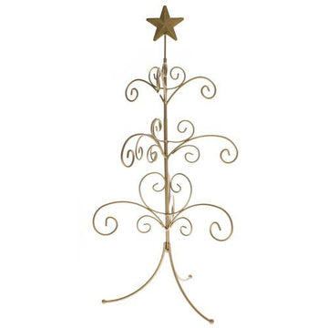 Gold Star Ornament Tree