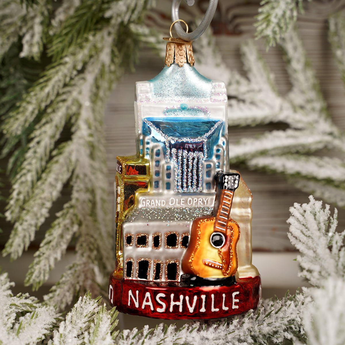 Nashville Grand Ole Opry Glass Ornament