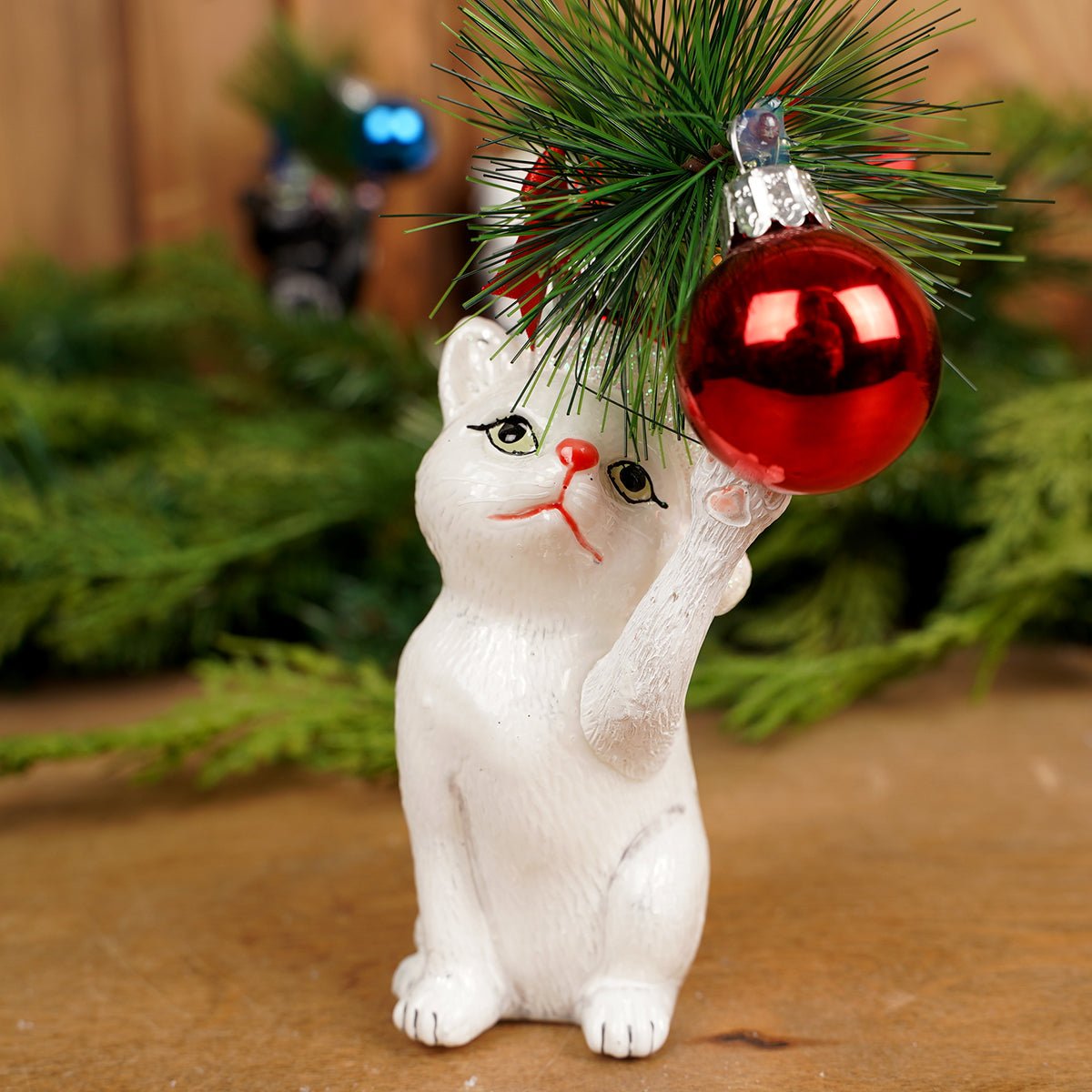 Noble Gems Christmas Cat Ornaments