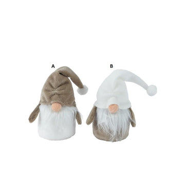 Brown White Gnome