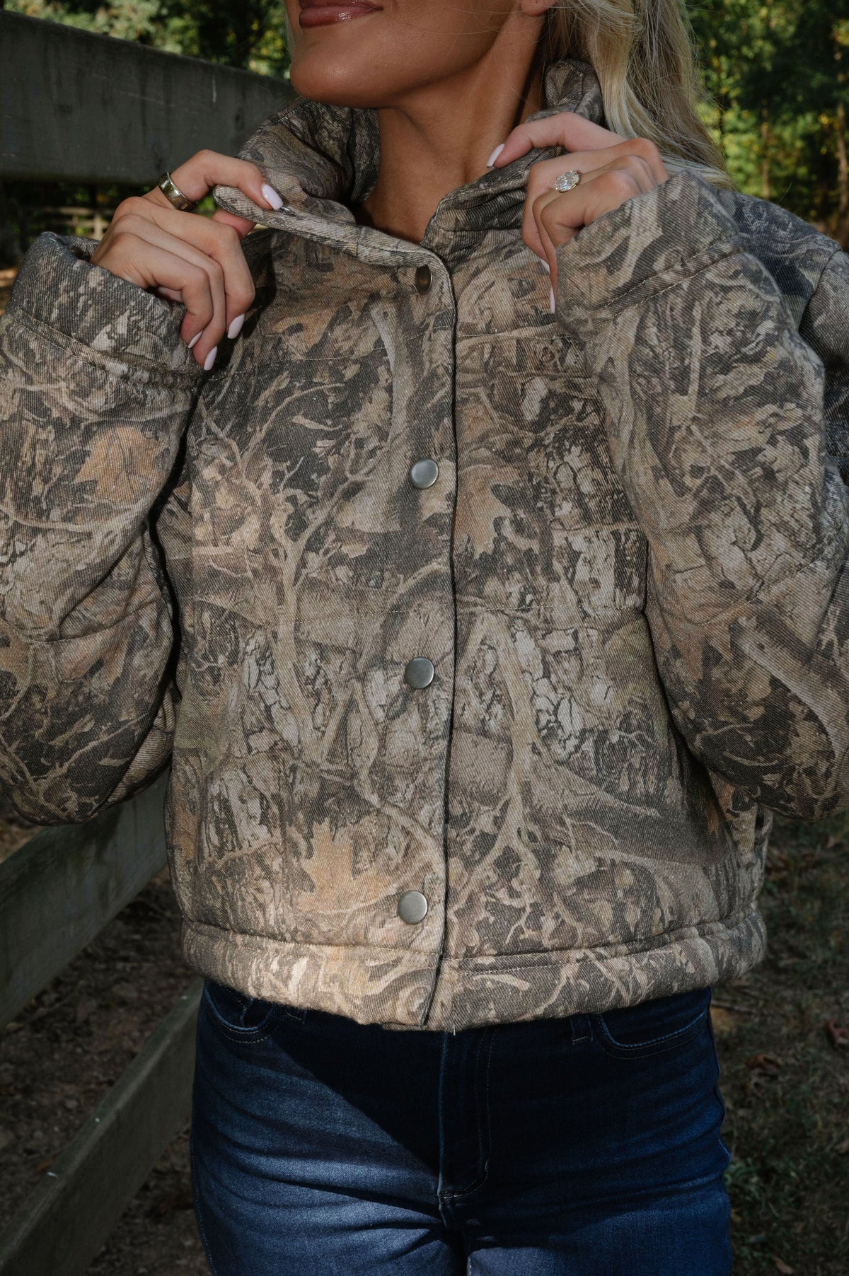 Camo Puffer Jacket
