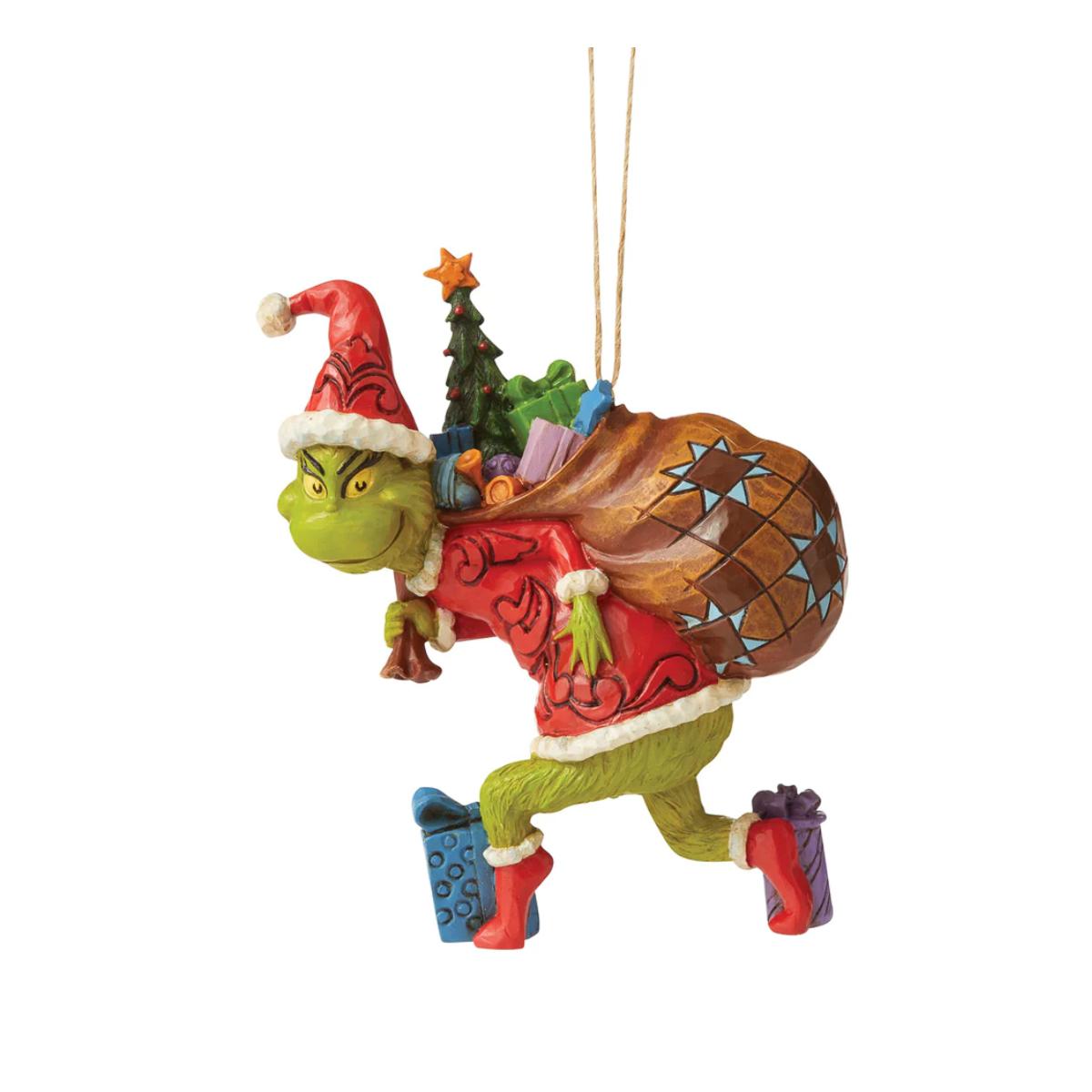 Grinch Tiptoeing Ornament