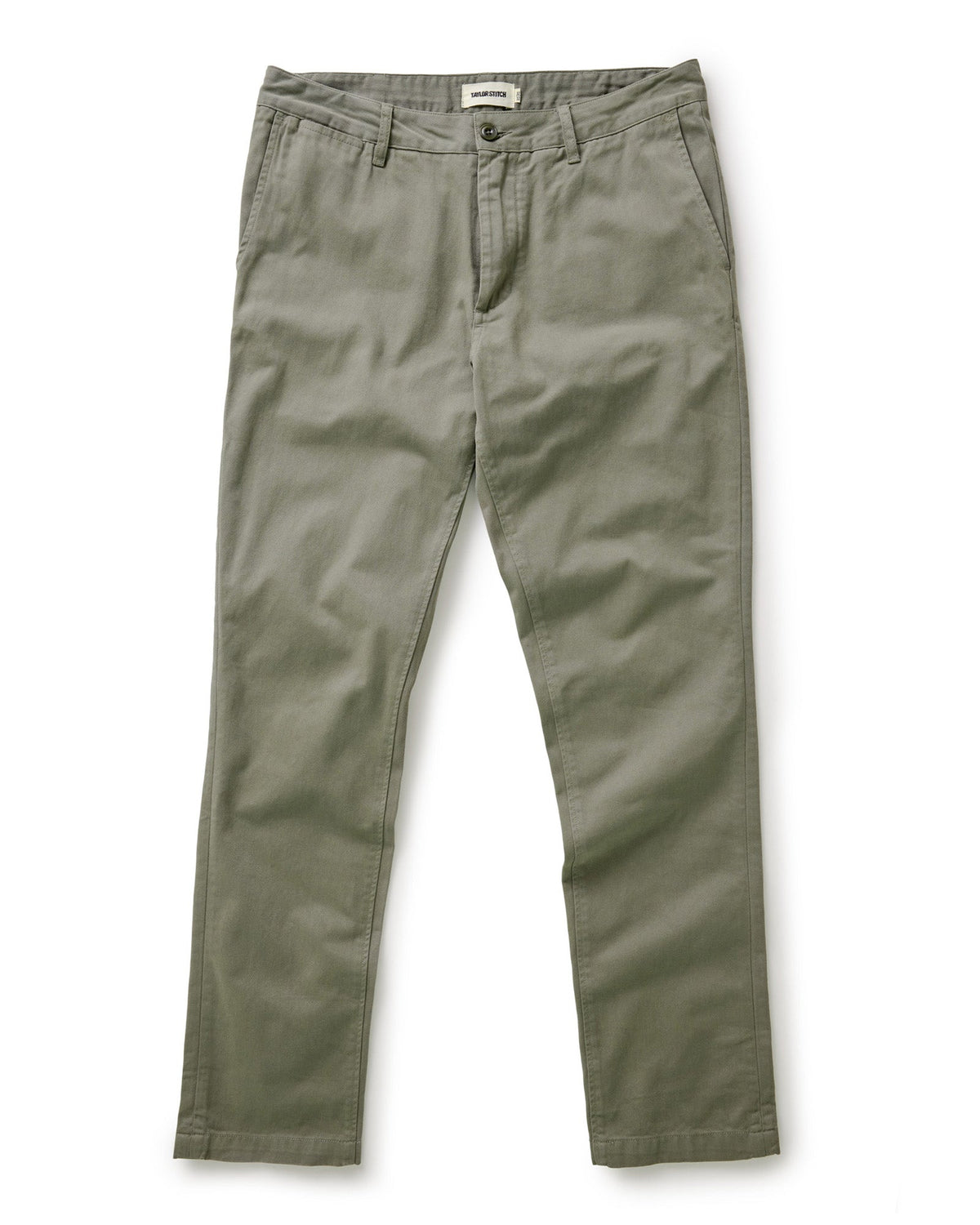 The Slim Foundation Pant in Organic Smoked Olive