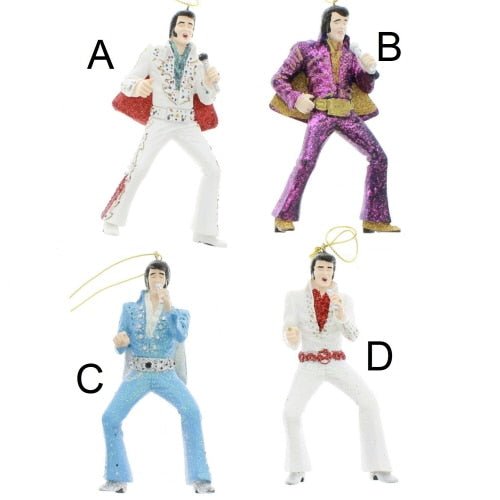 Elvis Jumpsuit Christmas Ornament 4 Styles