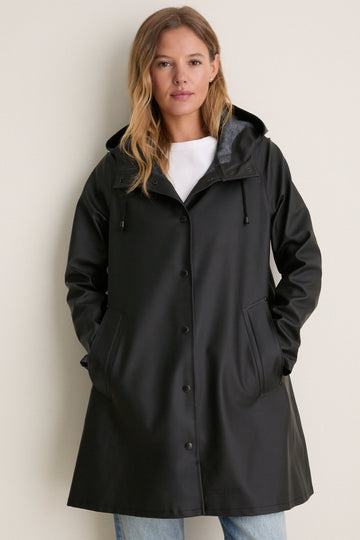 Black Mosebacke Raincoat