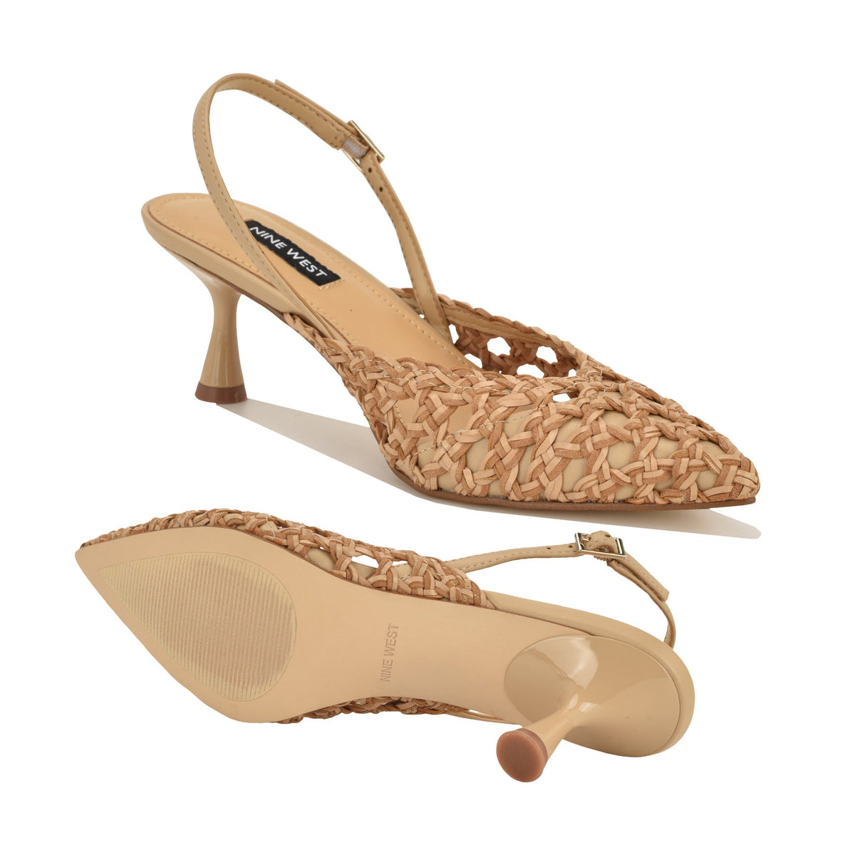 Randela Woven Slingback Pumps