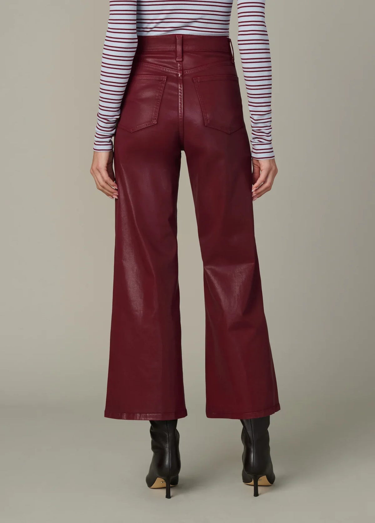 THE MIA WIDE LEG ANKLE COATED