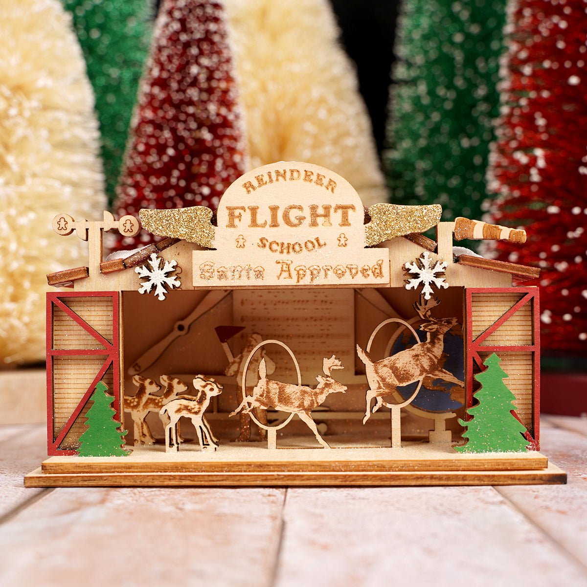Reindeer Flight School Ornament