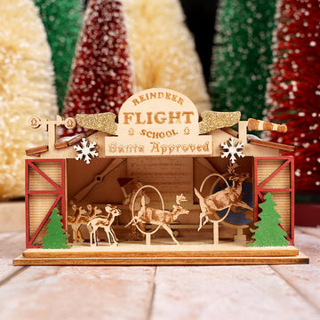 Reindeer Flight School Ornament