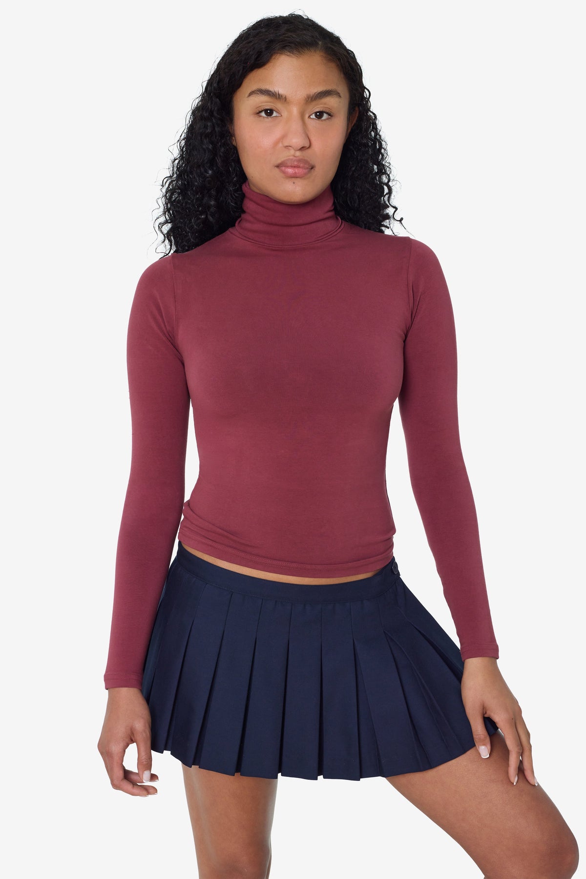 8306GD - Cotton Spandex Garment Dye Turtleneck
