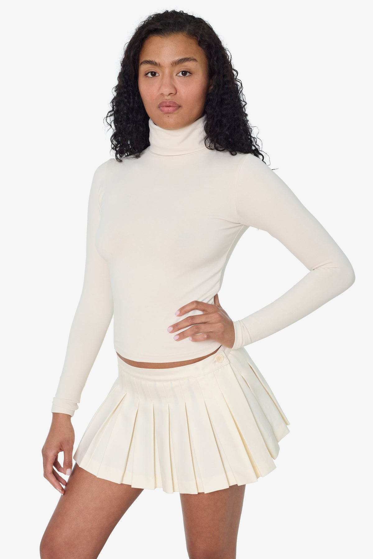 8306GD - Cotton Spandex Garment Dye Turtleneck