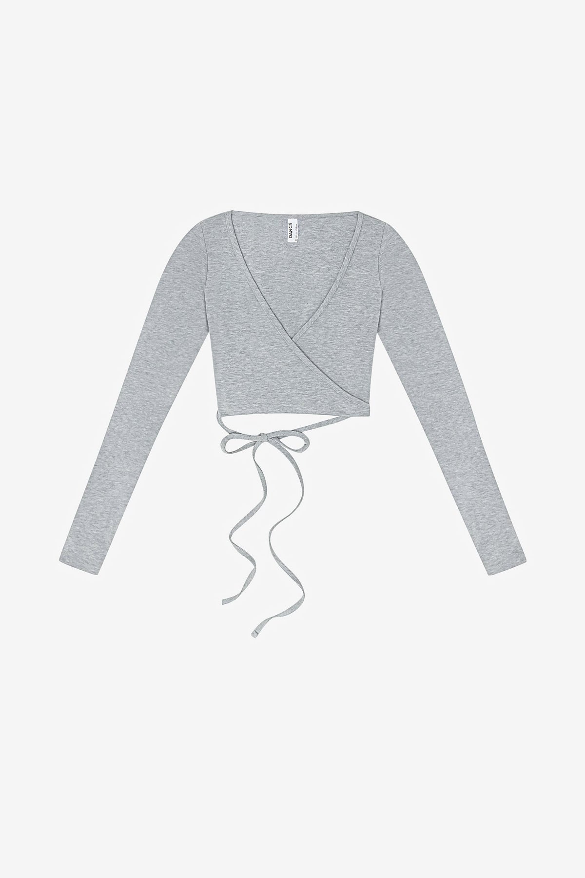 83077GD - Garment Dye Long Sleeve Wrap Top