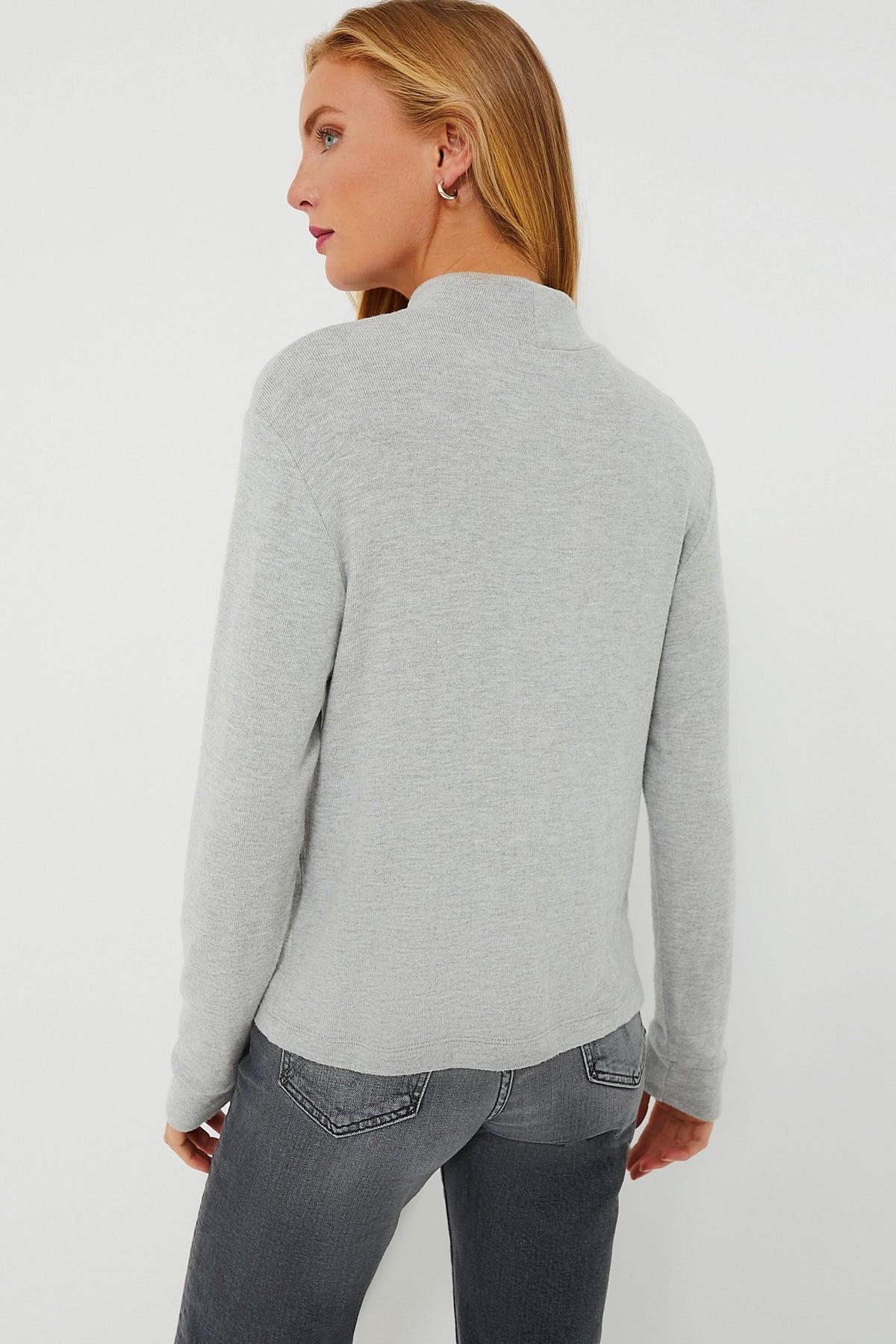 Heather Grey Sweater Turtleneck