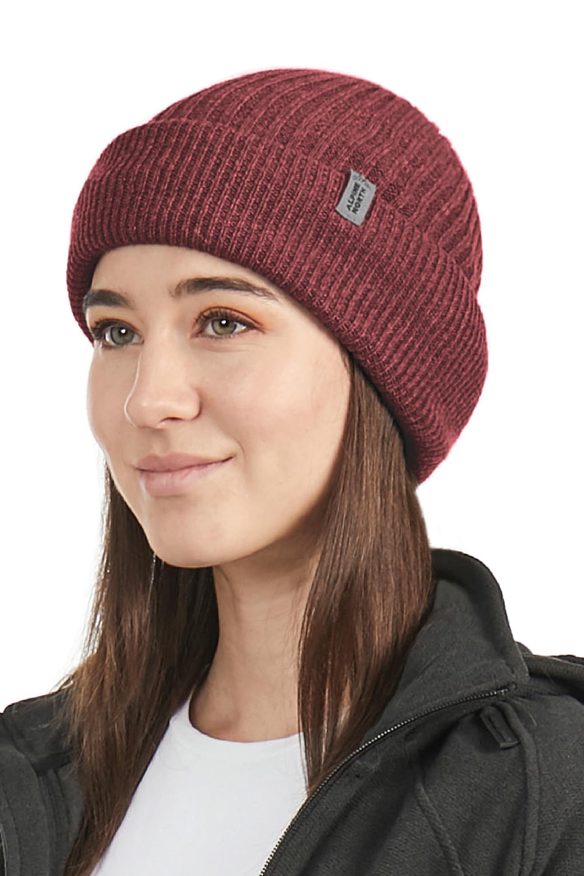 MUSKOKA | UNISEX CUFF BEANIE, WINE