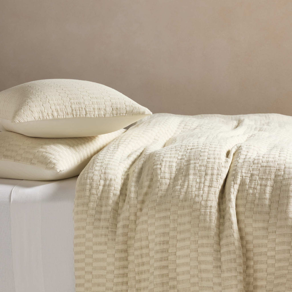 Woven Checkerboard Duvet Cover - Last Call