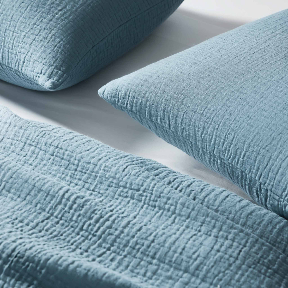 Breezeweave Crinkle Cotton Duvet Cover - Last Call