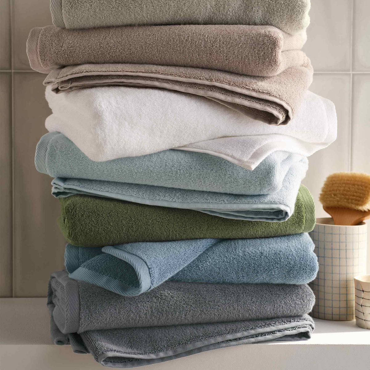 Plush Turkish Cotton Bath Towel Bundle
