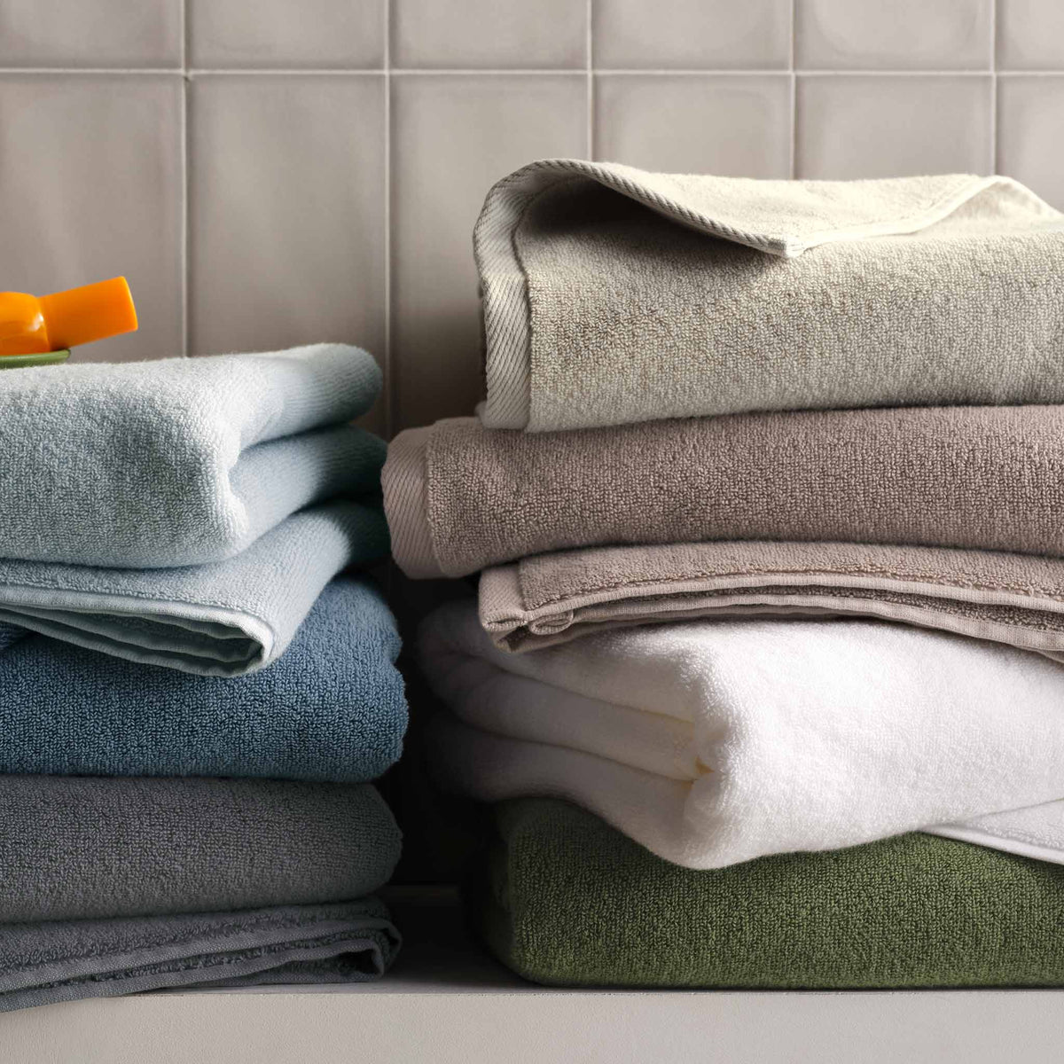 Plush Turkish Cotton Hand Towels Set of 2