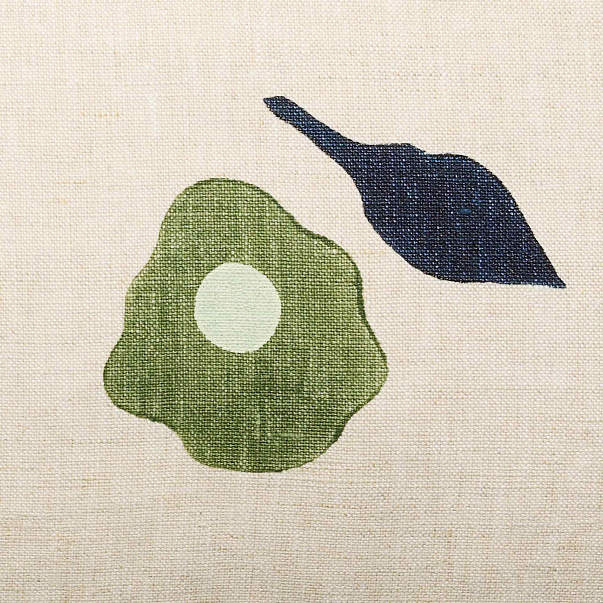 Caroline Z. Hurley Hand Block Print Lumbar Pillow Cover