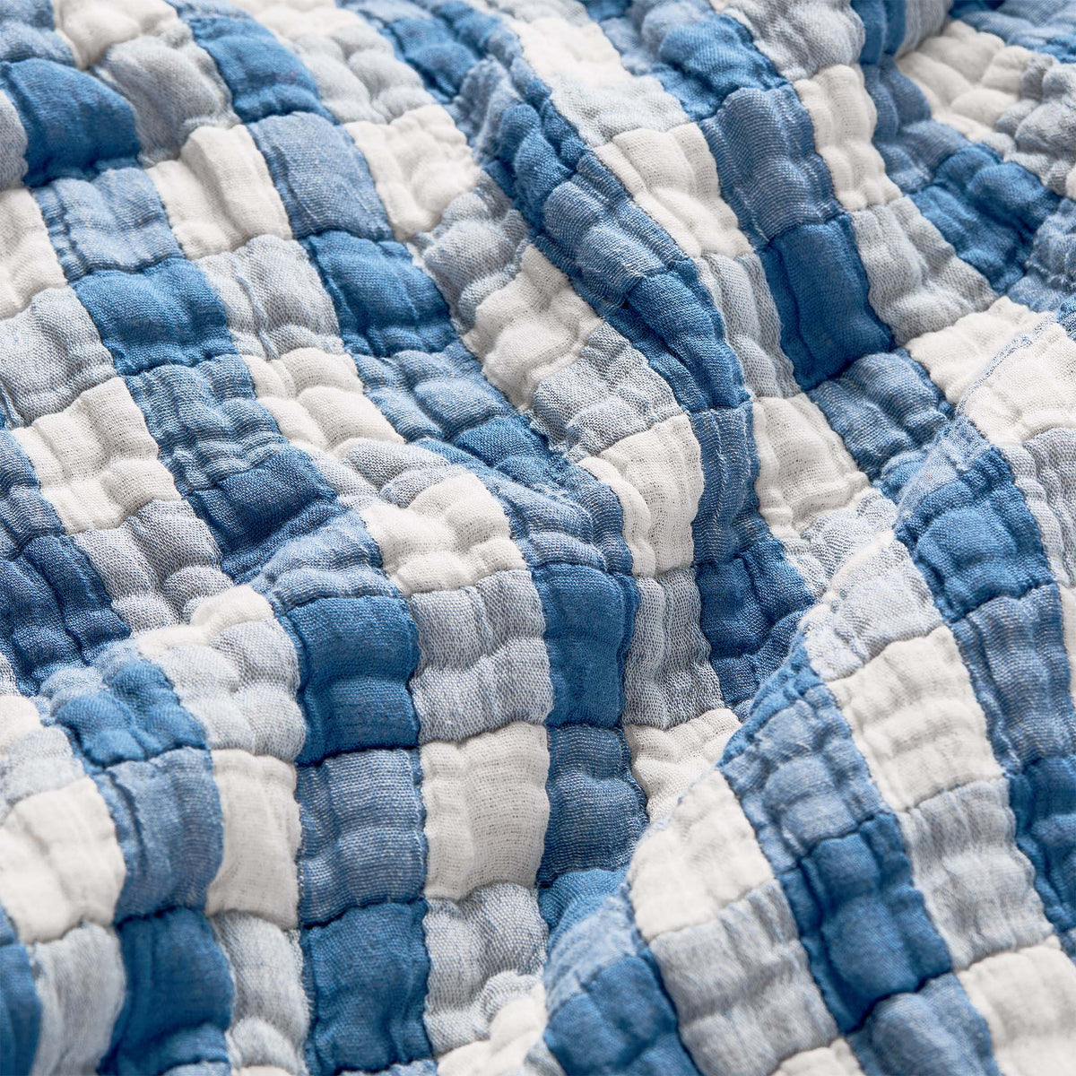 Breezeweave Cotton Gingham Bed Blanket - Last Call