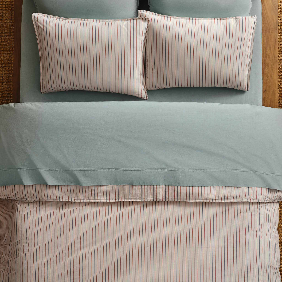 Set of 2 Washed Classic Percale Core Sheet Set Bundle
